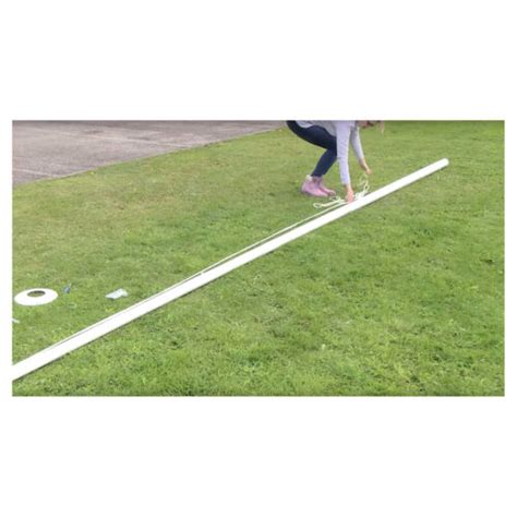 Buy 20ft Commercial Grade White Fiberglass Sectional Flagpole - (Ships ...