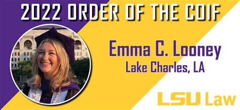 2022 Order of the Coif: Emma C. Looney | LSU Law – News