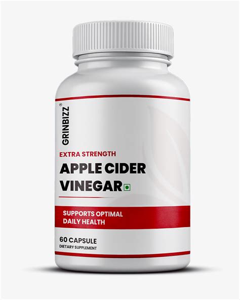 Apple Cider Vinegar Capsules- Detox, Digestion Weight Management – Grinbizz