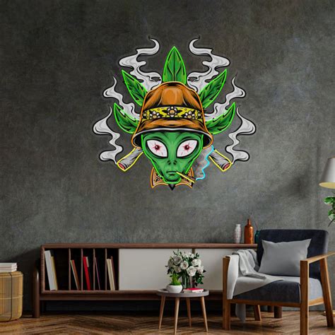 Addict Alien LED Neon Sign Light Pop Art – Neonzastudio