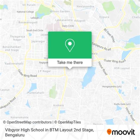 How to Get to Vibgyor High School in BTM Layout 2nd Stage in B.T.M ...