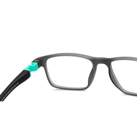 Buy Kids Glasses: Grey Transparent Multicolour Full Rim Rectangle Kids ...