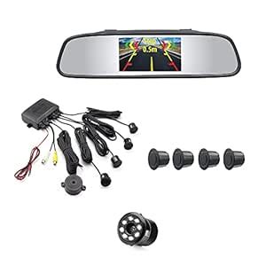 Kingsway Complete Car Parking Kit with Rear View Mirror, Parking Assist ...