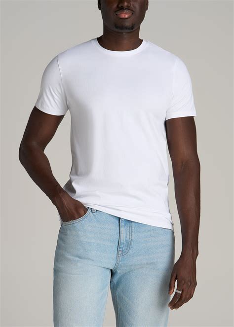 Stretch Cotton T-Shirt for Tall Men | American Tall