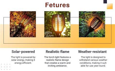 Epyz Solar Star Mashaal Light 96 LED, Waterproof Outdoor Solar Light ...