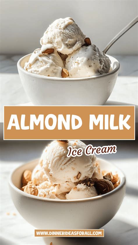 Creamy Almond Milk Ice Cream Recipe in 2025 | Dairy free ice cream ...