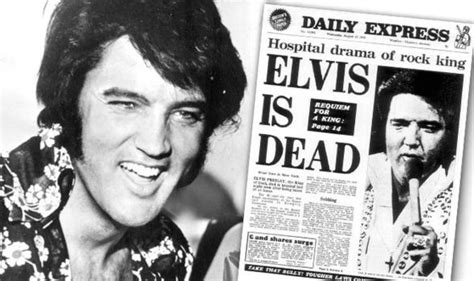 Elvis Presley's death 37 years ago and how the Daily Express reported ...