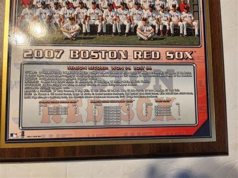 2007 Boston red Sox world series champions plaque for Sale in Silver ...