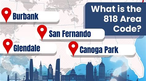 818 Area Code Map 的图像结果