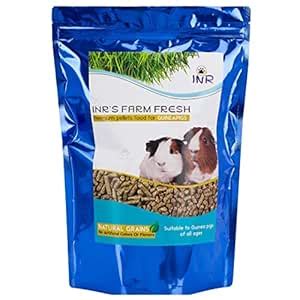 Buy INR's Farm Fresh Premium Guinea Pig Pellets Food 2Kg | High Fiber ...