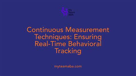 Continuous Measurement Aba