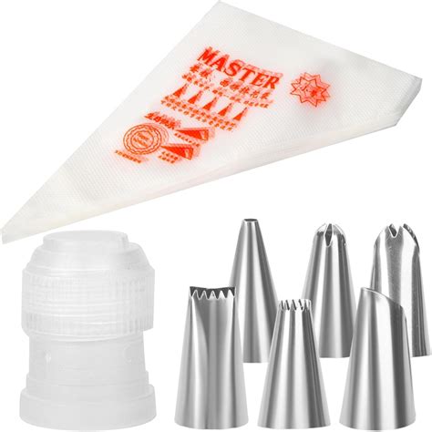 100 Pcs Piping Bag Thickened Piping Bags and Tips Non-Slip Piping Bags ...