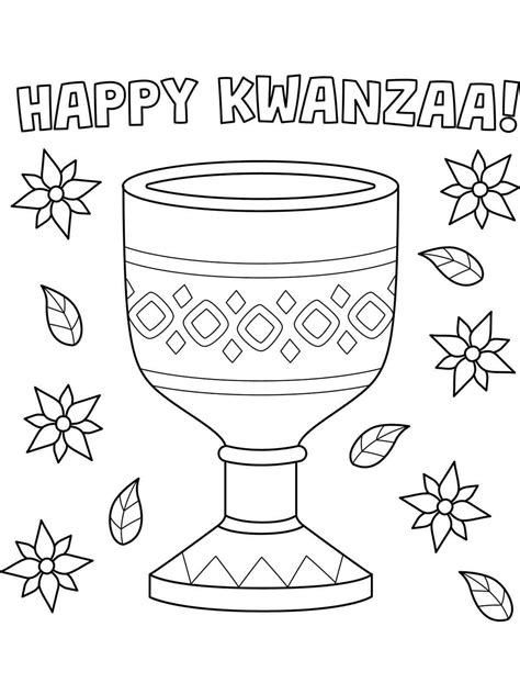 Kwanzaa coloring pages - ColoringLib