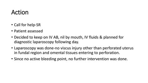 Case discussion uterine perforation | PPTX