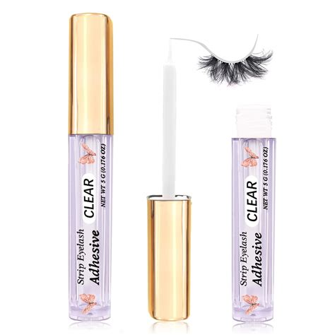 Amazon.com: Clear Eyelash Glue Super Strong Hold Eyelash Adhesive ...
