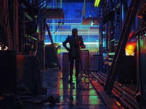 Download wallpaper 1400x1050 knight, armor, dark, art standard 4:3 hd ...