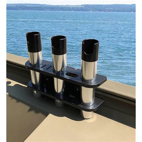 Buy Brocraft Rod Holder for Tracker Boat - Versatrack System -3 Rods ...