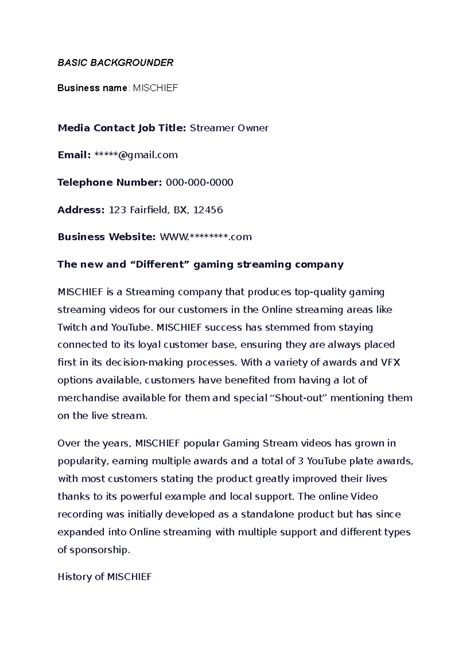 Background Information. Business Example 的图像结果