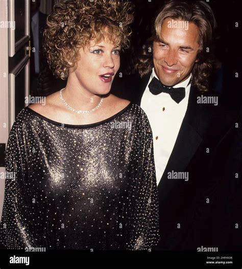 Don johnson melanie griffith 1989 hi-res stock photography and images ...