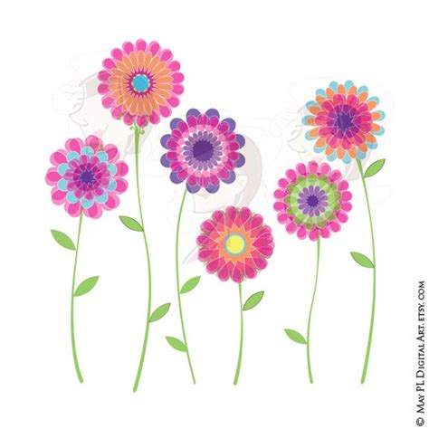 Pink Spring Flower Clip Art
