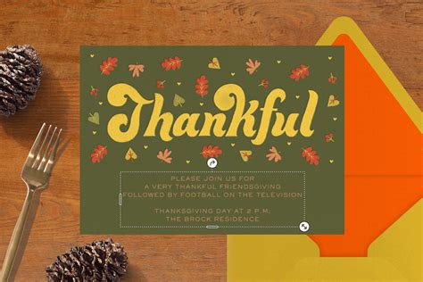 Thanksgiving Dinner Invite Poem | Rossy Printable