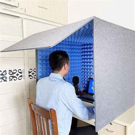 Simple Soundproofing Room for 1 Person, Tabletop Sound Absorbing Box ...