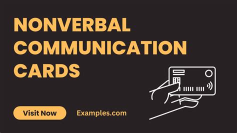 Nonverbal Communication Cards Examples 的图像结果