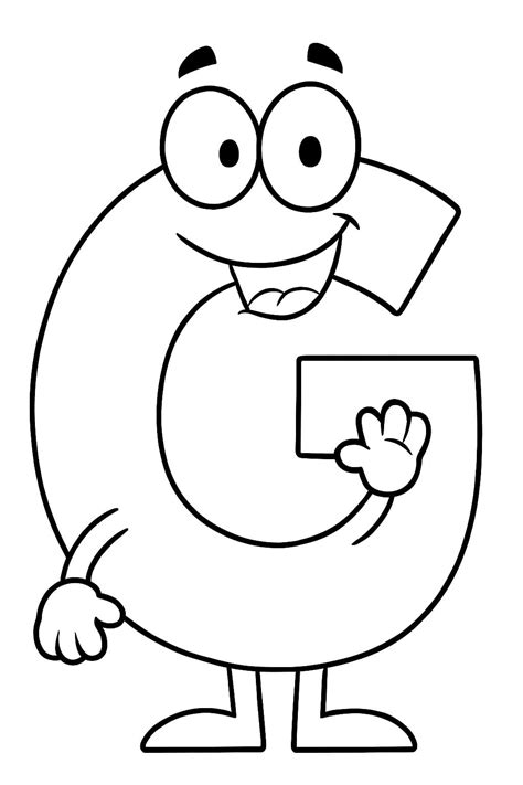 Dibujos de Letra G para colorear e imprimir – ColoringLib