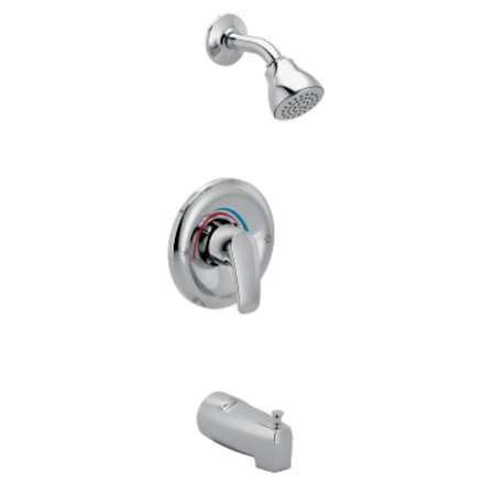 Moen L23563 Chateau Tub and Shower Trim Package with 2.5 GPM Single ...