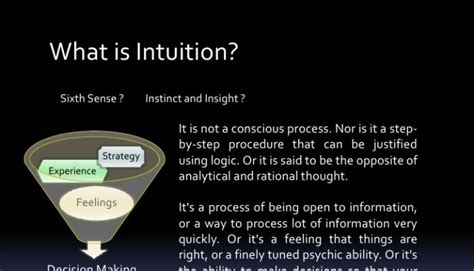 Image result for First Intuition Decision and Control Lessons
