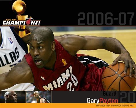 NBA壁纸 热火队NO 20 加里 佩顿壁纸 Gary Payton Desktop壁纸,迈阿密热火队2006NBA总冠军和07-08赛季桌面 ...