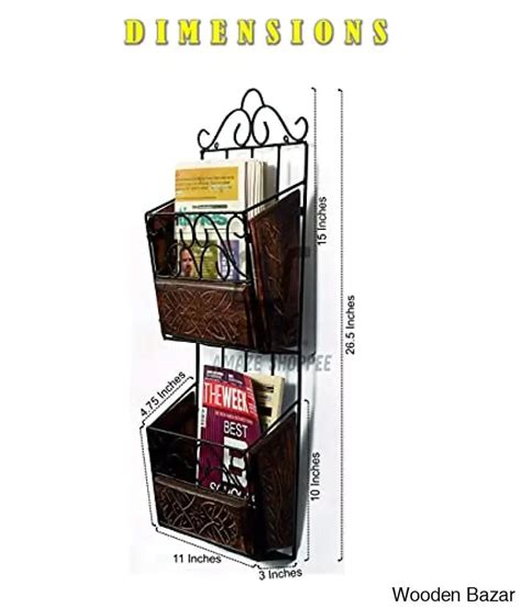 Magazine Racks Stylish Wooden Holders Online Wooden Bazar