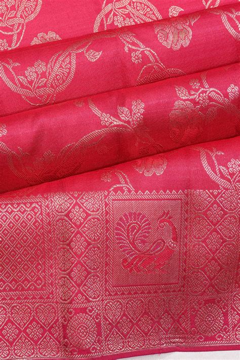 Taranga Kanchi Silk Brocade Pink Saree | Kankatala