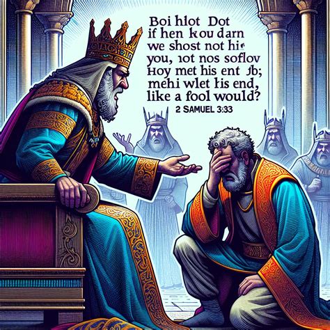 2 Samuel 3:33 Artwork | Bible Art
