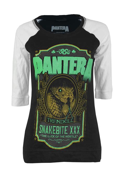 Pantera Snakebit XXX 3/4 Raglan Girly är en officiell merchandise.