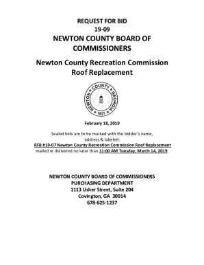 Fillable Online recreation center roof replacement Bids, RFP ...