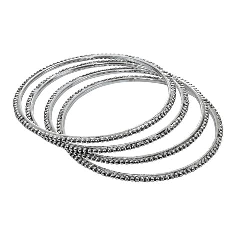STERLING SILVER BANGLES ( SINGLE PIECE ) – Joharcart