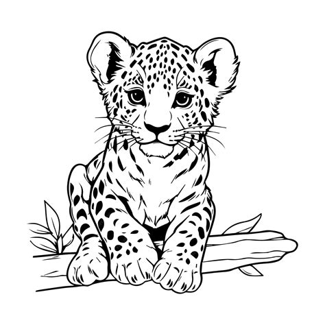 Cute Cheetah Coloring Pages at tanbrynleeblog Blog