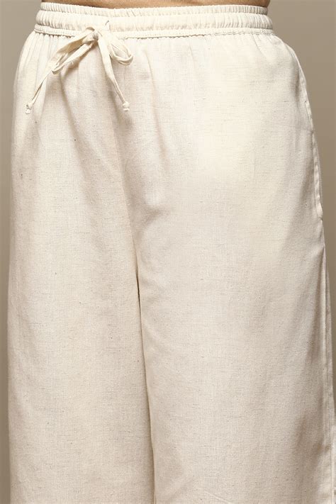 Natural Cotton Relaxed Palazzo