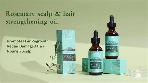 Rosemary Mint Hair Oil Nourish Strengthening Scalp Care Organic ...