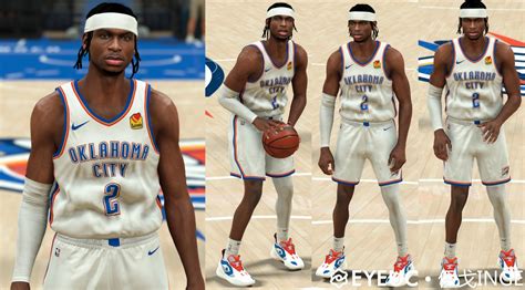 NBA 2K23 Shai Gilgeous-Alexander Cyberface and Body Update (Multiple ...