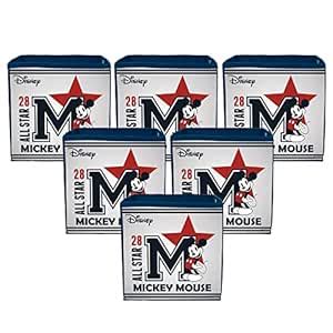 Kuber Industries Disney Mickey All Stars Print Foldable Cube Box|Non ...