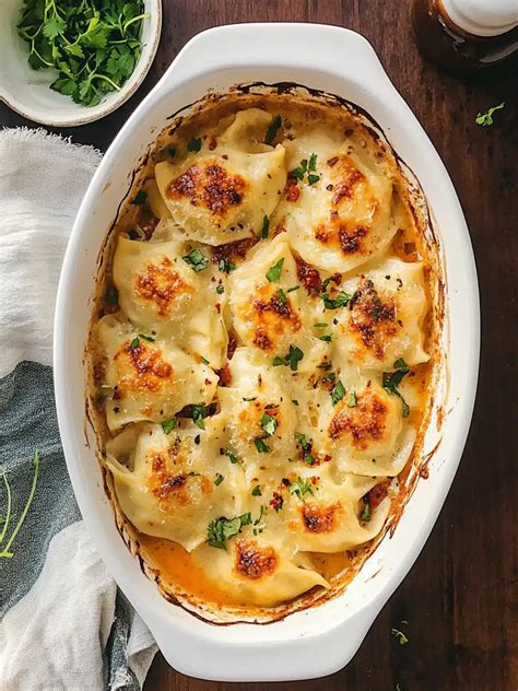 Viral Trader Joe's Dumpling Bake with Creamy Red Curry Sauce - Recipes ...
