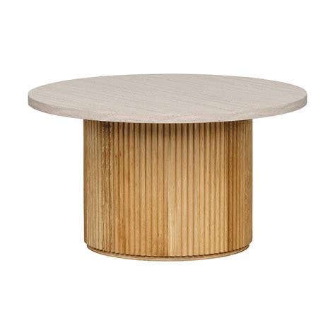 Travertine Fluted Round Table | Round Kids Table | Preschool Equipment