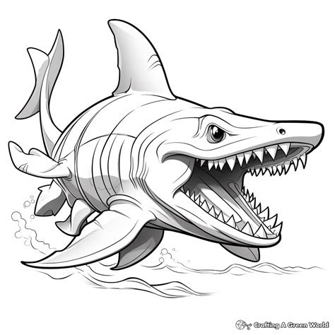 Megalodon Coloring Pages - Free & Printable!