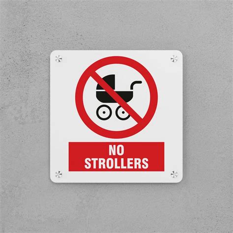 No Strollers Sign – Housenama