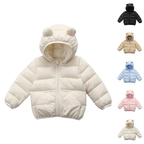 Boys Down Jacket Kids Padded Quilted Coat Thickened Winter Outerwear ...