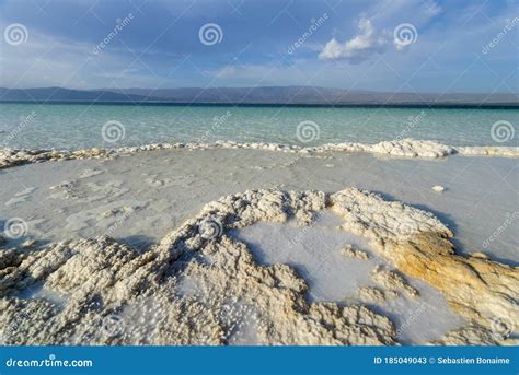 The Natural Salty Rivers of Assal Lake in Djibouti Stock Image - Image ...