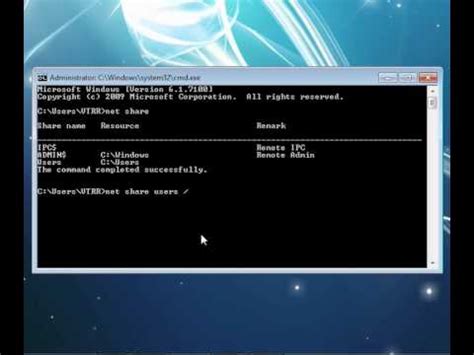 Image result for Net Share Command
