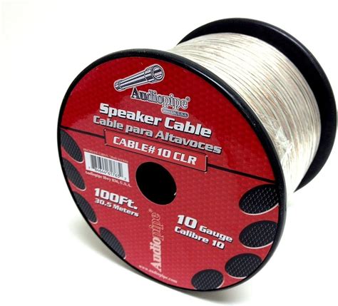 Amazon.com: AUDIOPIPE 18 Gauge Speaker Zip Wire (50 Feet) – Primary ...